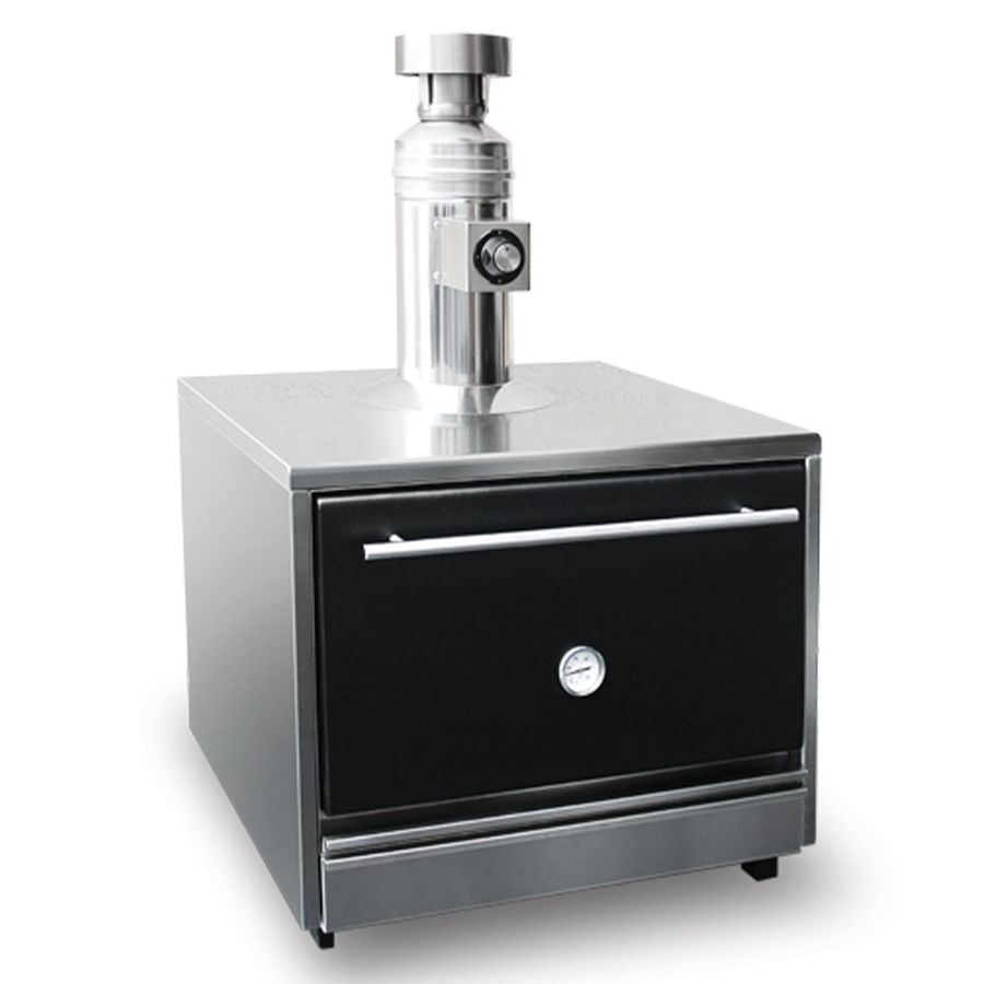 Печь CHO 45S Inox на древесном топливе со сплошной дверью VORTMAX