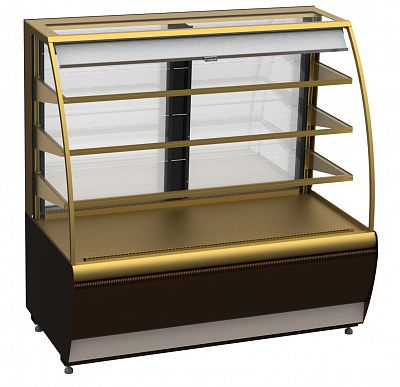 Витрина холодильная Полюс K70 VM 0,6-2 STANDARD цвет по схеме (открытая) (индивид исполнение)