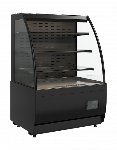 Витрина холодильная K70 VM 1,3-2 STANDARD открытая, горка (9005)