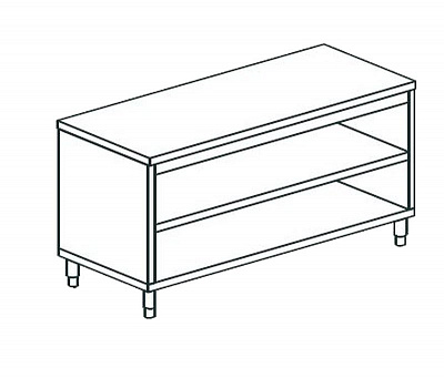 СТОЛ ПРОИЗВОДСТВЕННЫЙ ЗАКРЫТЫЙ С 3-Х СТОРОН APACH CHEF LINE LWC715SH2