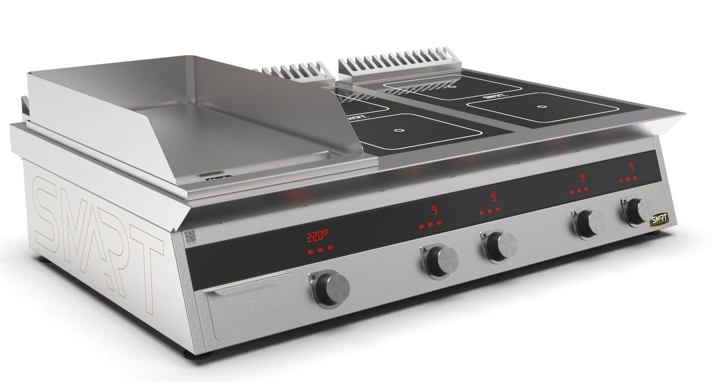 Плита индукционная комбинированная Smart Induction K96-35PKN