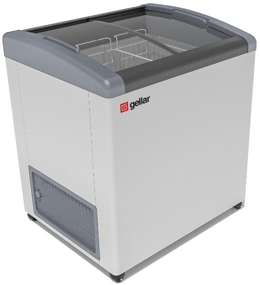 Морозильный ларь Gellar FG 275 E (FG 250 E) серый