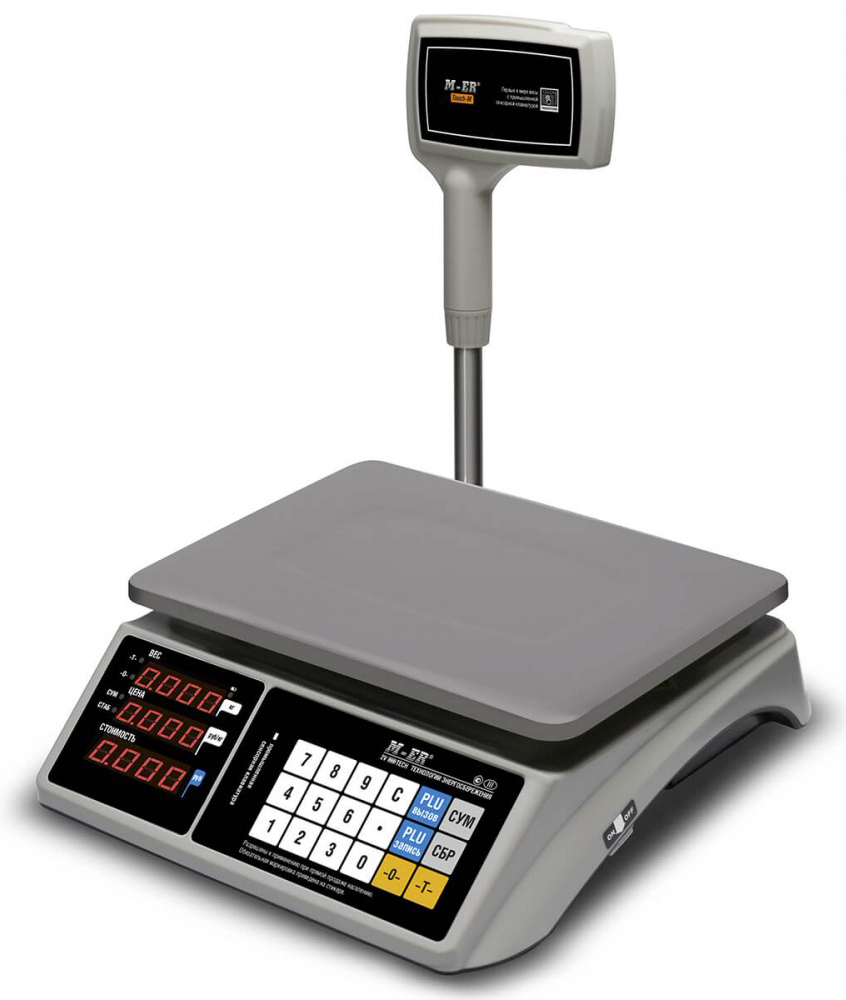 Весы торговые Mertech 328 ACPX-15.2 TOUCH-M LED