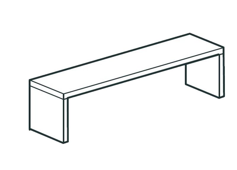 ПОЛКА НАСТОЛЬНАЯ ЗАКРЫТАЯ APACH CHEF LINE LOSC35120T1CS