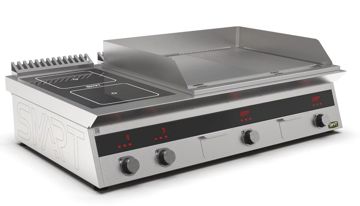 Плита индукционная комбинированная Smart Induction K76-3KPRN
