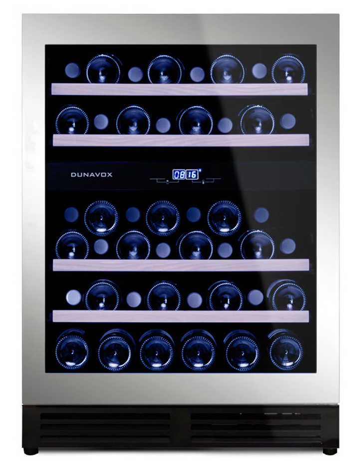 Двухзонный винный шкаф Dunavox  DAU-45.125DSS.TO