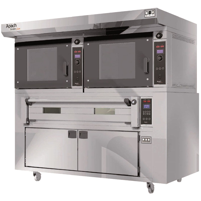 ПЕЧЬ КОНВЕКЦИОННАЯ С ПОДОМ С РАССТОЙКОЙ APACH BAKERY LINE 2K5TP DP+E4L18PA DPBI-T