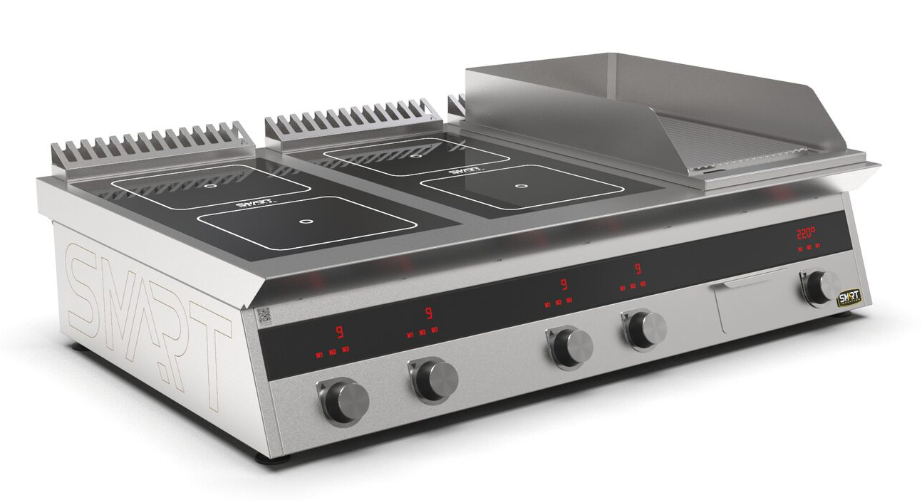Плита индукционная комбинированная Smart Induction K76-3KRN