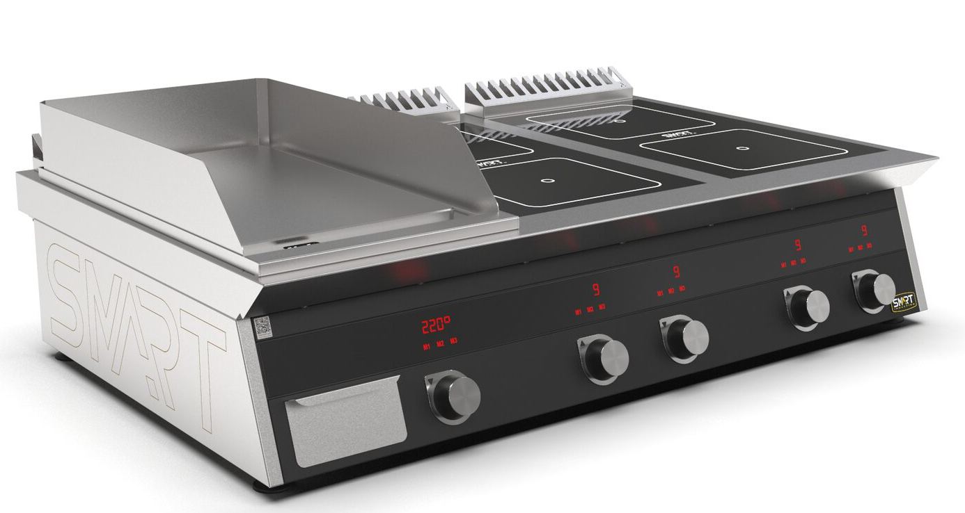 Плита индукционная комбинированная Smart Induction K76-35PKB