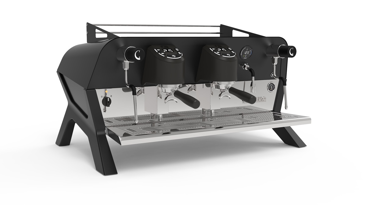 Рожковая кофемашина Sanremo F18 SB 2 GR TALL черная матовая