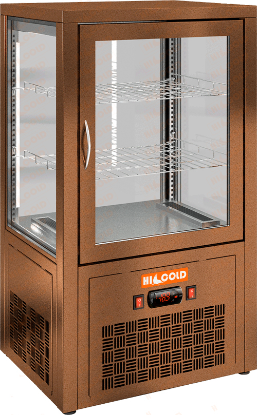 Витрина холодильная настольная Hicold VRC T 70 Bronze