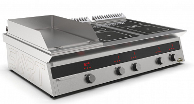 Плита индукционная комбинированная Smart Induction K96-35PKN