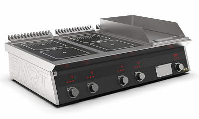 Плита индукционная комбинированная Smart Induction K76-5KPB