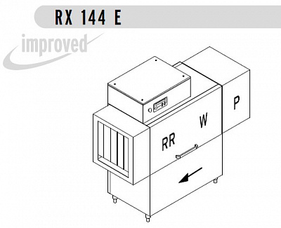 МАШИНА ПОСУДОМОЕЧНАЯ DIHR RX 144 DX+DDE+XP