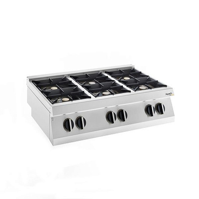 ПЛИТА ГАЗОВАЯ 6 КОНФОРОЧН. 700 СЕРИИ APACH CHEF LINE SLRRG127