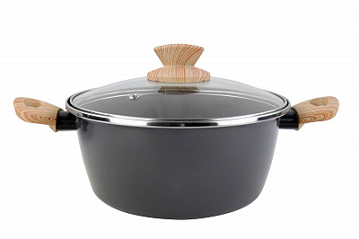 Кастрюля низкая с крышкой Vitrinor Eco Cooking 24