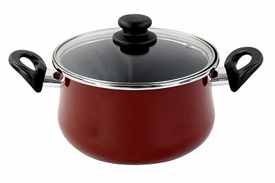 Кастрюля  с крышкой Vitrinor Authentique Burgundy 22