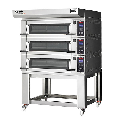 ПЕЧЬ ПОДОВАЯ С ПОДСТАВКОЙ БЕЗ НАПРАВЛЯЮЩИХ APACH BAKERY LINE E2K2L EMP
