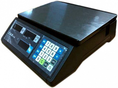 Весы торговые Cas ER JR-6CB Black Body