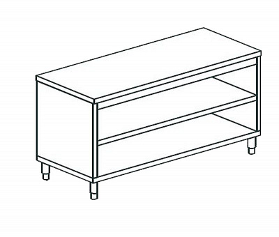 СТОЛ ПРОИЗВОДСТВЕННЫЙ ЗАКРЫТЫЙ С 3-Х СТОРОН APACH CHEF LINE LWC712SH2