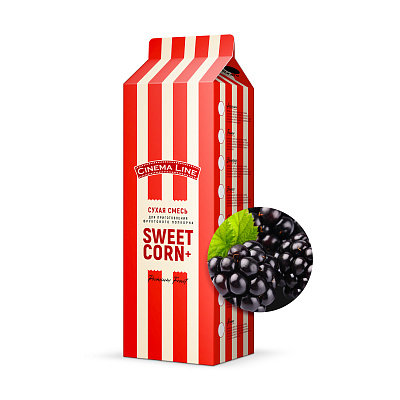 Смесь пищевая "SweetCorn+ Fruit Premium" ежевика пачка 0,8 кг