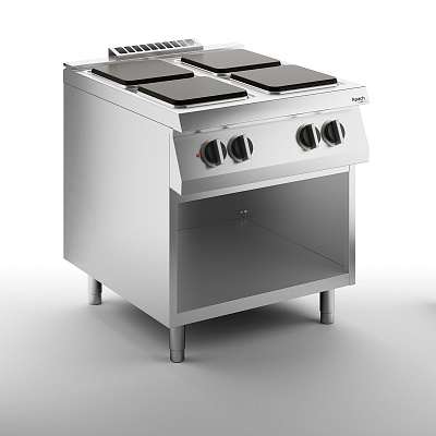 ПЛИТА ЭЛЕКТРИЧЕСКАЯ 4 КОНФОРОЧН. 700 СЕРИИ APACH CHEF LINE SLRE87OS