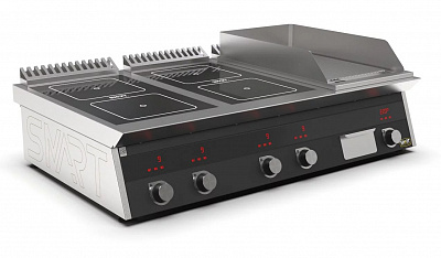 Плита индукционная комбинированная Smart Induction K76-3KRB