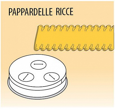 Насадка для MPF 2,5/MPF 4 PAPPARDELLE RICCE