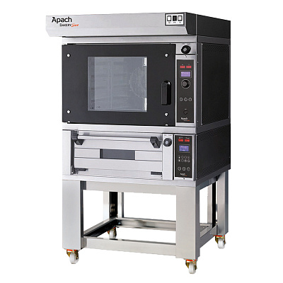 ПЕЧЬ КОНВЕКЦИОННАЯ С ПОДОМ НА ПОДСТАВКЕ БЕЗ НАПРАВЛЯЮЩИХ APACH BAKERY LINE K5TLOWHSE DP+E2218PA