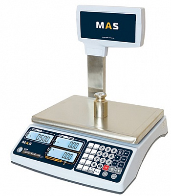 Весы торговые со стойкой Mas MR1-30P