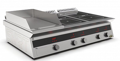 Плита индукционная комбинированная Smart Induction K76-35RKN