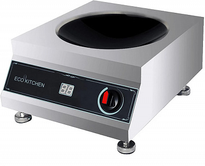 Плита индукционная WOK Eco Kitchen IND-13WH-5000