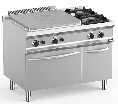 ПЛИТА СО СПЛОШНОЙ ПОВЕРХНОСТЬЮ ГАЗОВАЯ 700 СЕРИИ APACH CHEF LINE GLRSTG117DXFGP