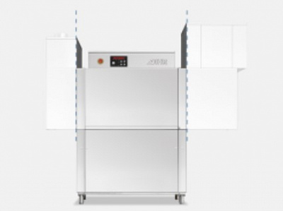 МАШИНА ПОСУДОМОЕЧНАЯ DIHR RX 101 E DX+DR24+XP
