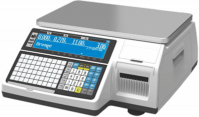 Весы торговые с печатью этикеток Cas CL3000-15B TCP-IP