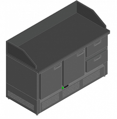 СТОЛ ДЛЯ ПИЦЦЫ HICOLD PZE3-112/GN КАМЕНЬ