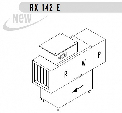 МАШИНА ПОСУДОМОЕЧНАЯ DIHR RX 142 E SX