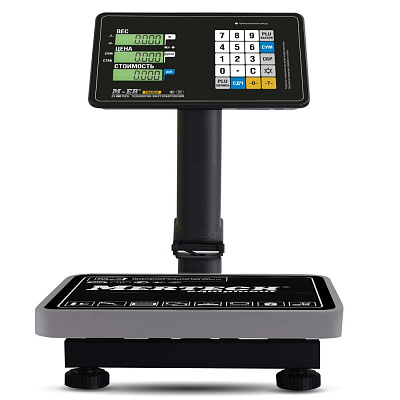 Весы торговые Mertech 333 ACPU-60.20 с расч. стоимости LCD