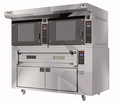 ПЕЧЬ КОНВЕКЦИОННАЯ С ПОДОМ С РАССТОЙКОЙ APACH BAKERY LINE 2K4TP DP+E4L18PA