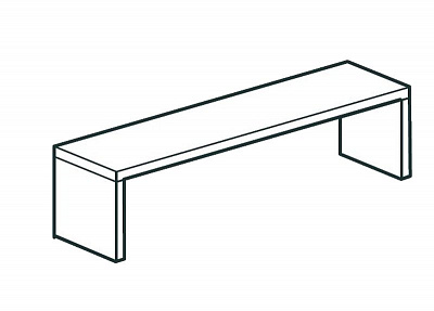 ПОЛКА НАСТОЛЬНАЯ ЗАКРЫТАЯ APACH CHEF LINE LOSC35140T1CS