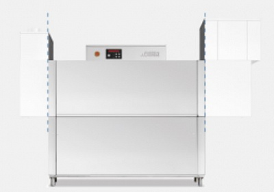 МАШИНА ПОСУДОМОЕЧНАЯ DIHR RX 164 E SX+DR24+DDE+XP / ДЕЛЕНИЕ 2 ЧАСТИ