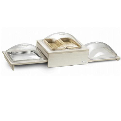 Поднос сервировочный BUFFET COMPACT 50х42см h33см, складывающийся, с крышками,  дерево 51602400