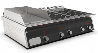 Плита индукционная комбинированная Smart Induction K96-3RKB